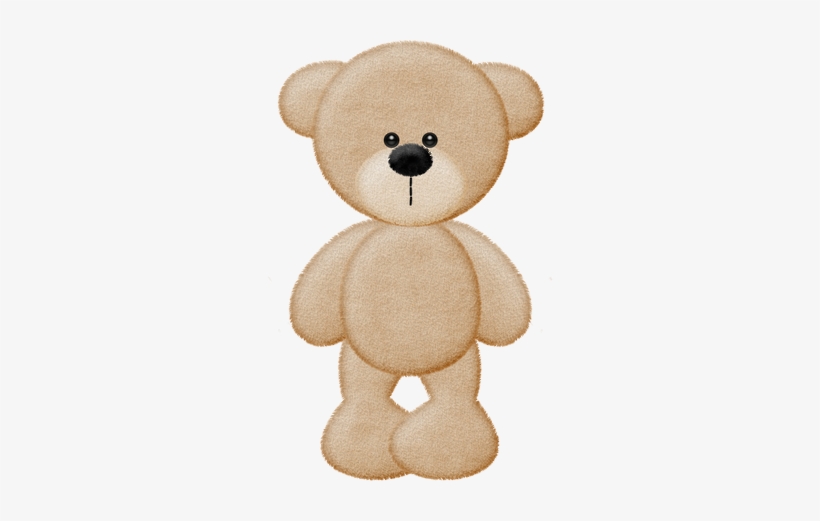 Brown Bear Teddy Bear Template, Bear Silhouette, Teddy - Ursinho Bege Desenho Png, transparent png