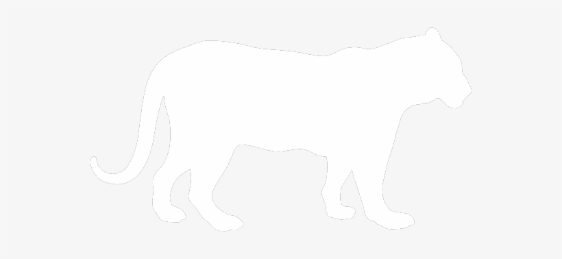 Tiger Stripes Black And White Png - Black And White Tiger Outline, transparent png