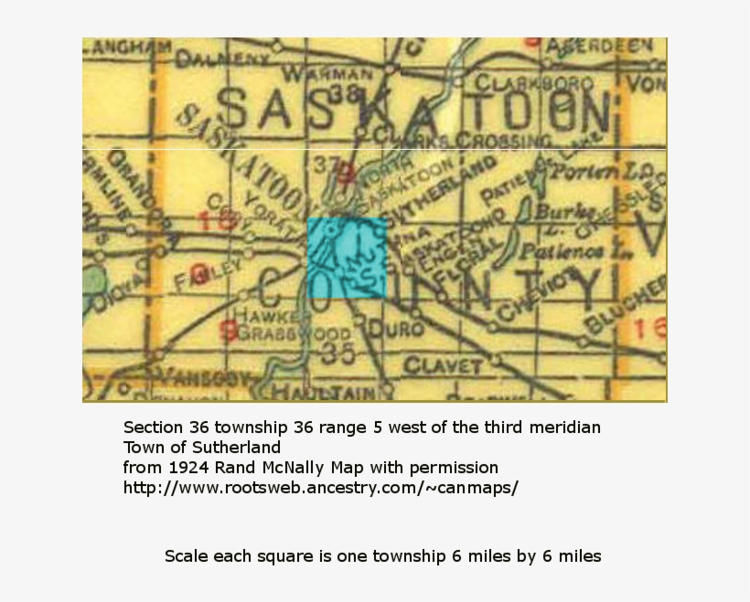 Town Of Sutherland Section 36 Township 36 Range 5 West - Sutherland, transparent png