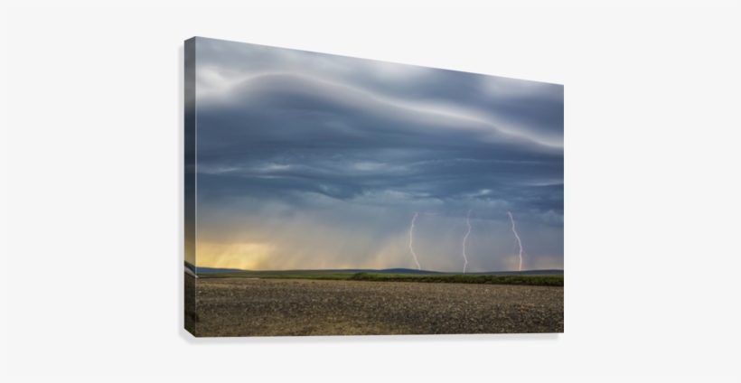 Lightning Bolts Descend From Dark Clouds Over The Tundra - Posterazzi Lightning Bolts Descend From Dark Clouds, transparent png