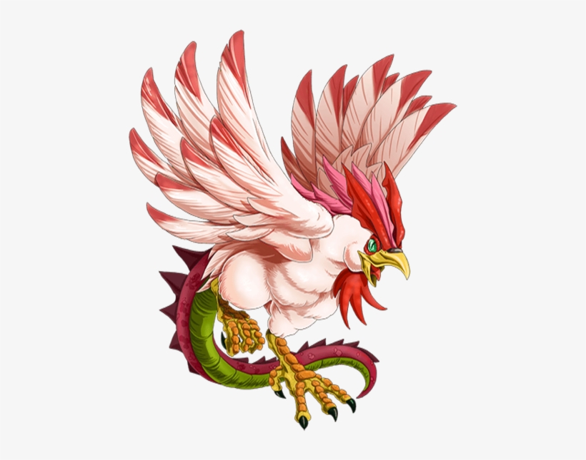 Fire Breathing Cockatrice Transparent - Cockatrice Png, transparent png