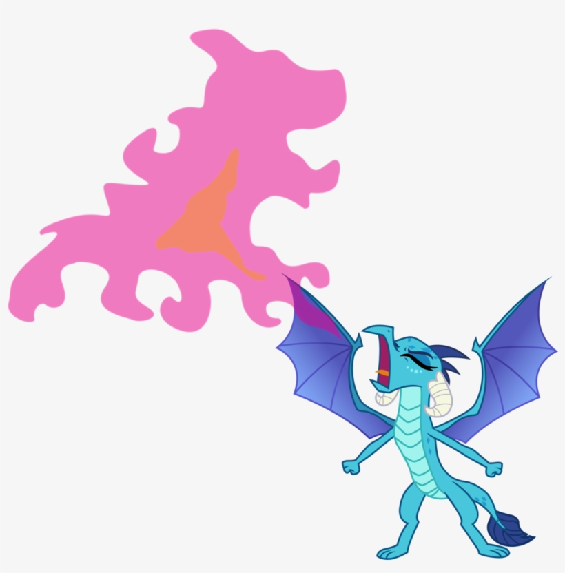 Davidsfire, Dragon, Dragoness, Eyes Closed, Female, - Mlp Ember Breathing Fire, transparent png