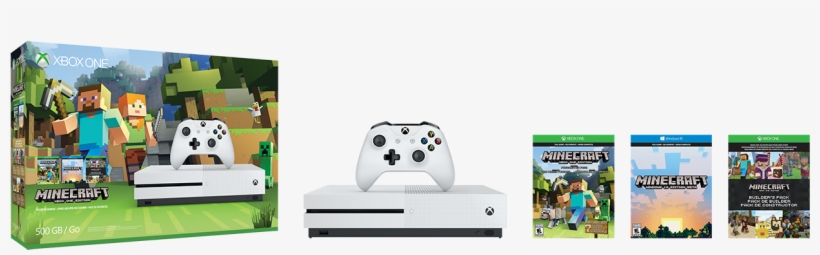 Xboxones 500gbconsole Minecraftfavorites Us Can Groupshot - X Box One S Pc World Minecraft, transparent png