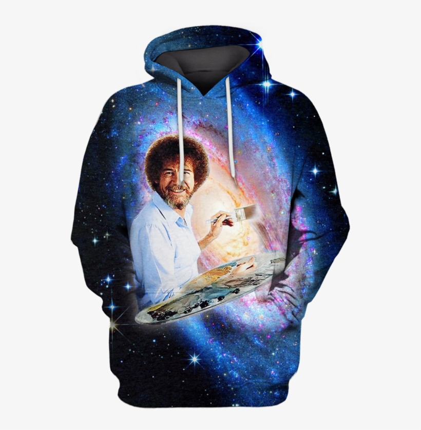 3d Bob Ross Artist Galaxy Joy Of Painting Tshirt - Artist, transparent png