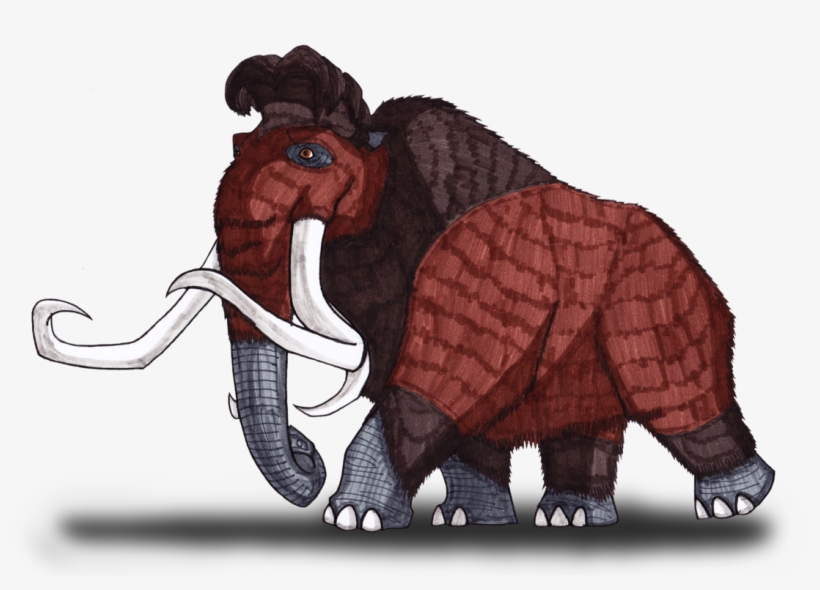 If Manny Was In Skyrim - Manny Mammoth Drawing, transparent png
