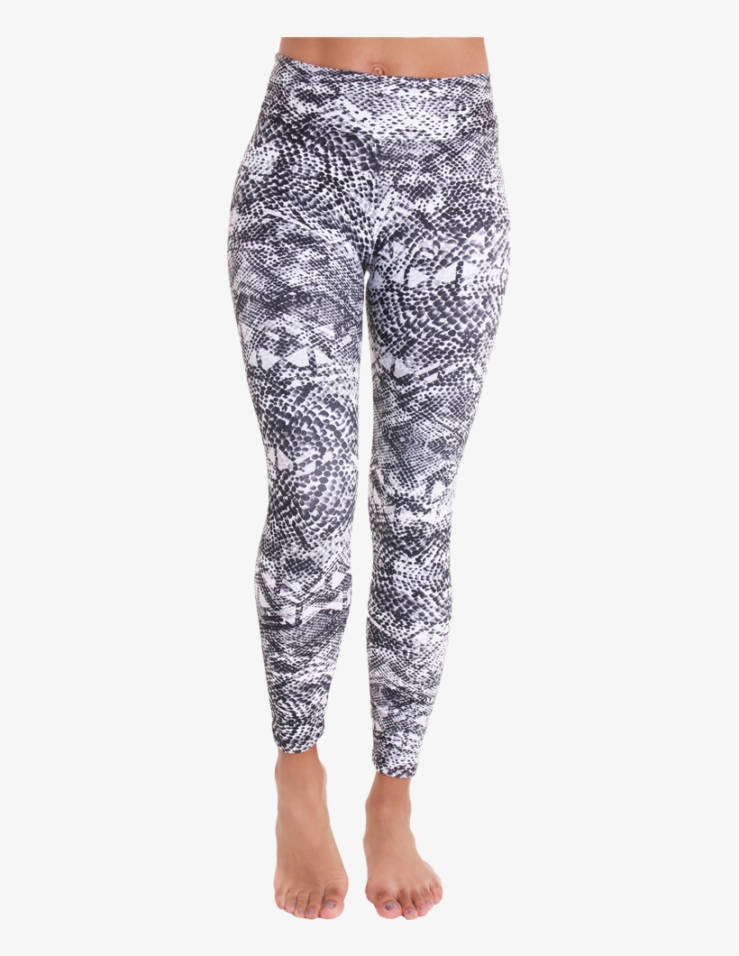 7/8 Legging Black Snake - Leggings, transparent png