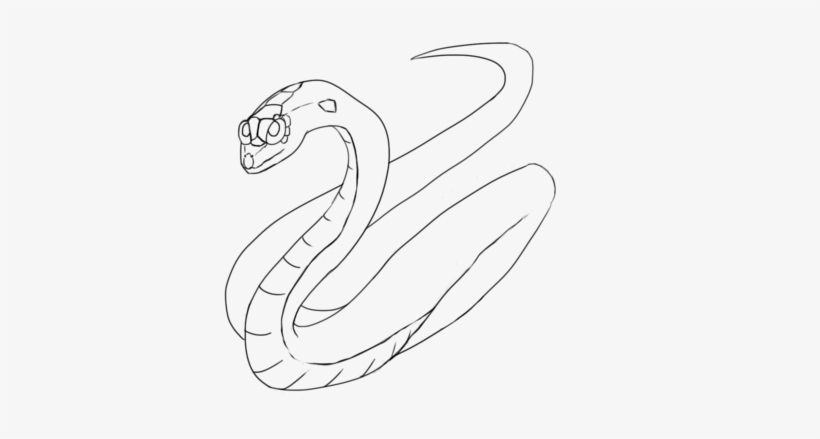 Year Of The Snake Lineart By Vesterex On Clipart Library - Line Art, transparent png