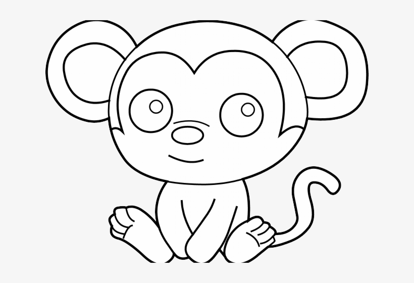 Cartoon Baby Monkey Images - Cute Cartoon Baby Gorilla, transparent png