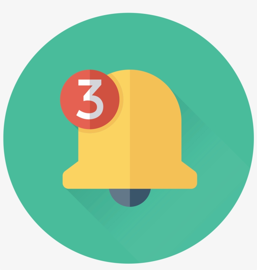 Free Reminder Icon Png - Mobile Notifications Icon, transparent png