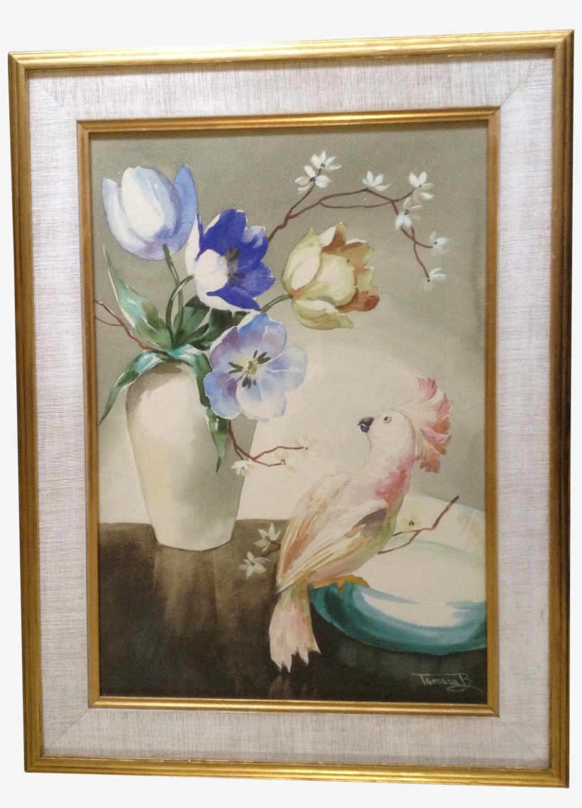 Tamara B, Painting, Salmon Crested Moluccan Cockatoo - Tamara B Artist, transparent png
