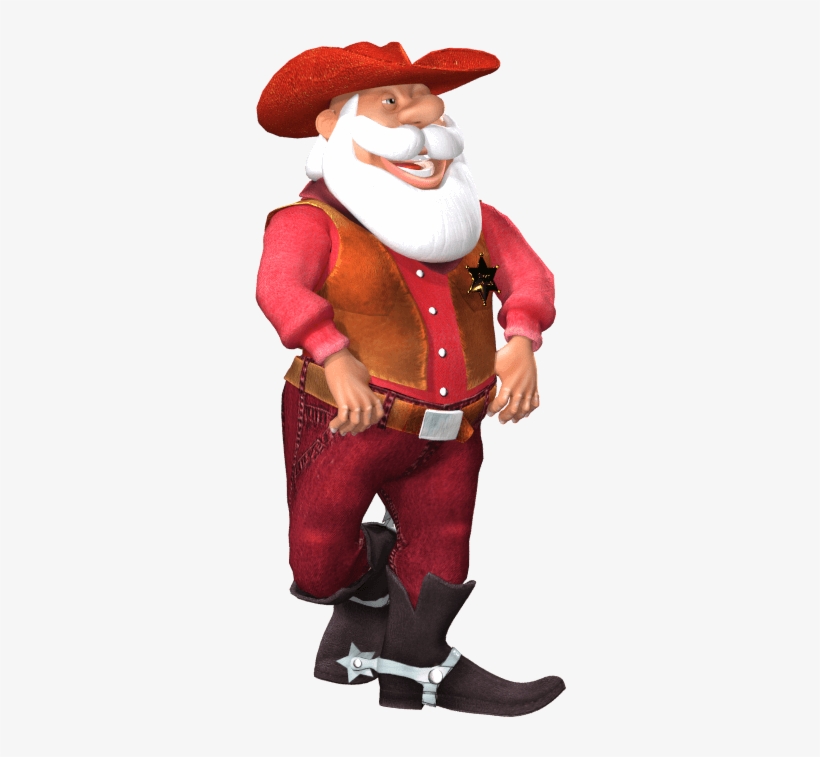 Wild West Santa - Poser, transparent png