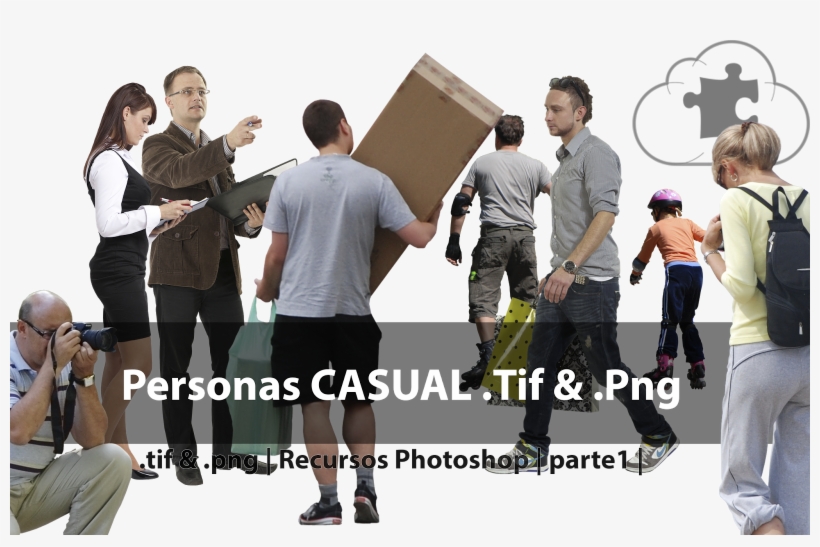 Personas Casual - Recursos Photoshop Para Arquitectura, transparent png