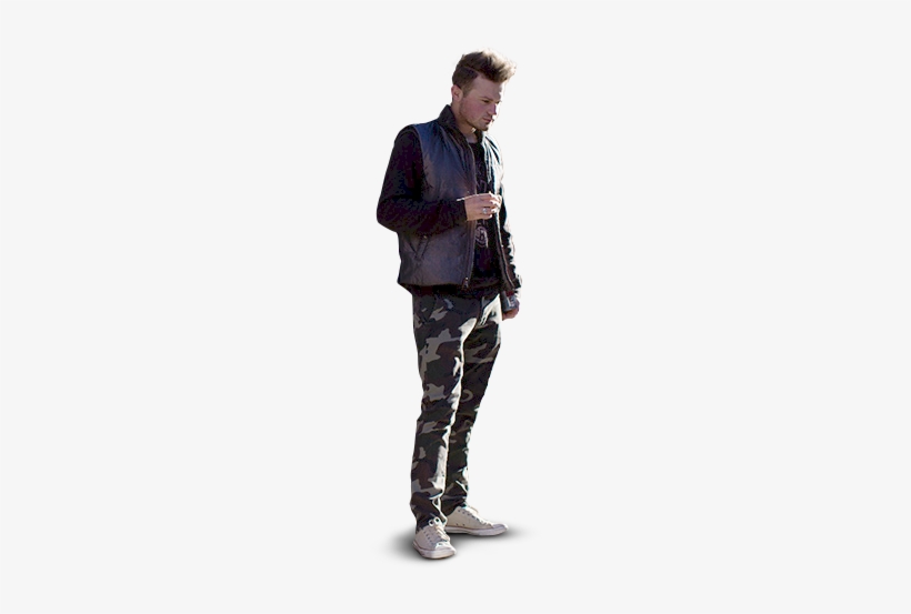 Chico Mirando Abajo - Persona Mirando Png, transparent png