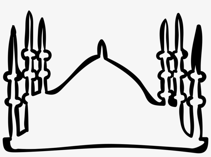 Png Royalty Free Religious Oriental Outlined Building - Building, transparent png