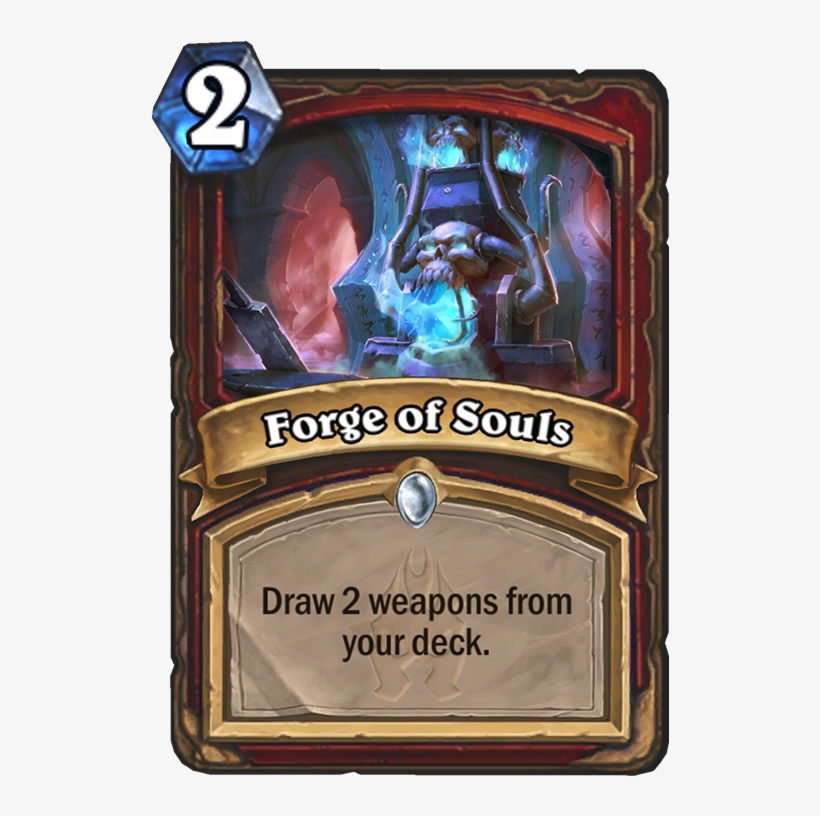 Forge Of Souls Card - Curse Of Weakness Hearthstone, transparent png