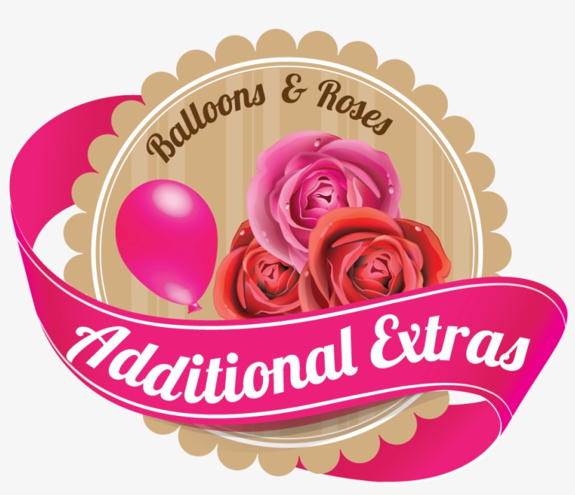 Visit Our Additional Extras & Add A Bunch Of Roses - Emblem, transparent png
