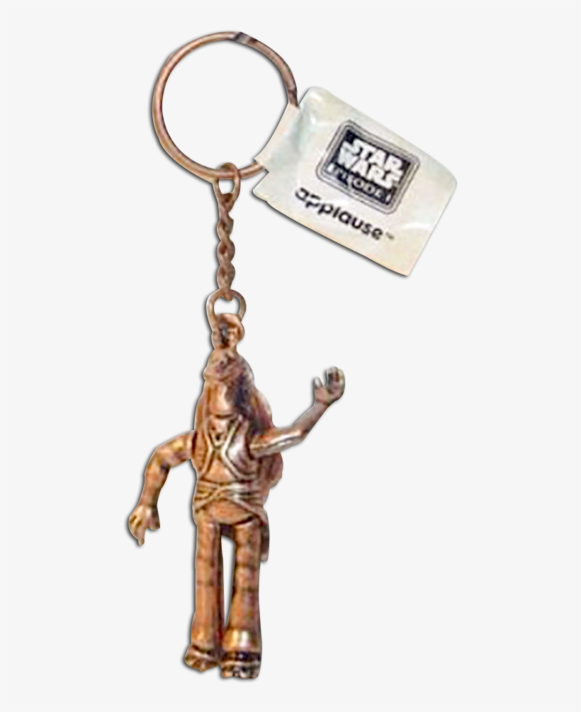 Star Wars Collectible Metal Key Chain Jar Jar Binks - Club Penguin, transparent png