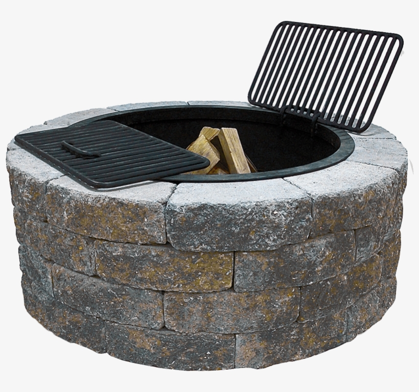 Incredible Fire Pit Ring And Grate Kit Garden Landscape - Fire Pit, transparent png