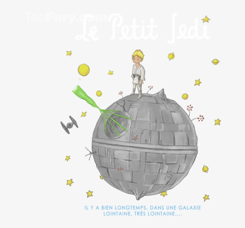 Le Petit Jedi / Star Wars Tshirt - Bolsa De Tela Principito, transparent png