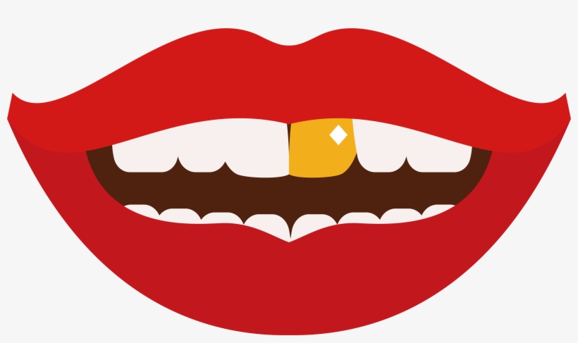 Tooth Gold Teeth Clip Art - Gold Tooth Clipart Transparent, transparent png