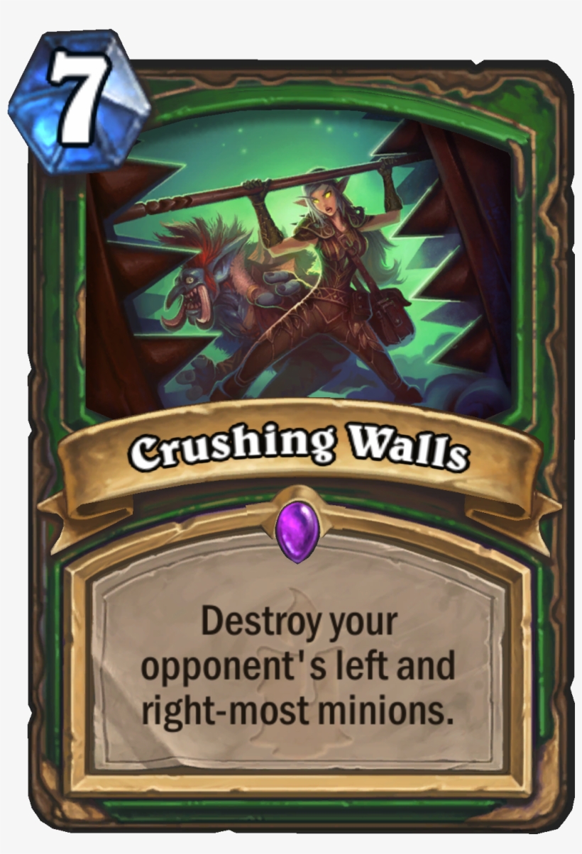 Stefan Heck On Twitter - Crushing Walls Hearthstone, transparent png