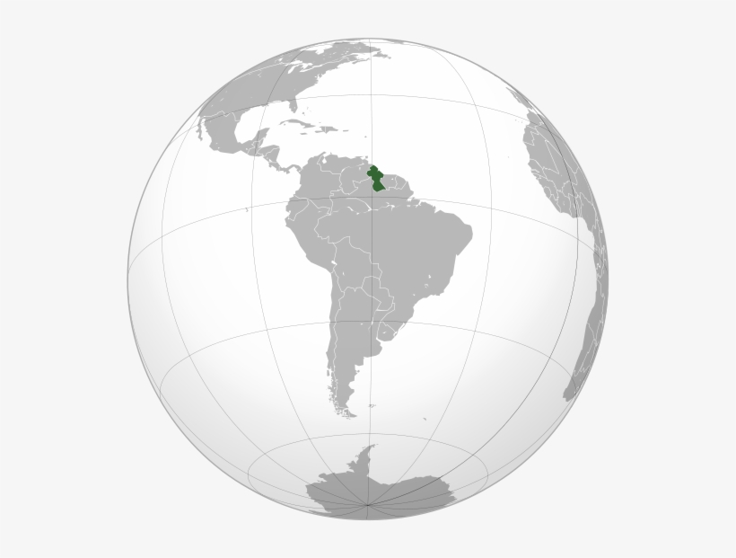 541px-guyana - Venezuela En El Mundo, transparent png