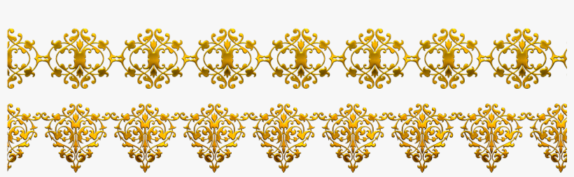 Clip Art Library Flower Pattern Transprent Png Free - Golden Borders, transparent png