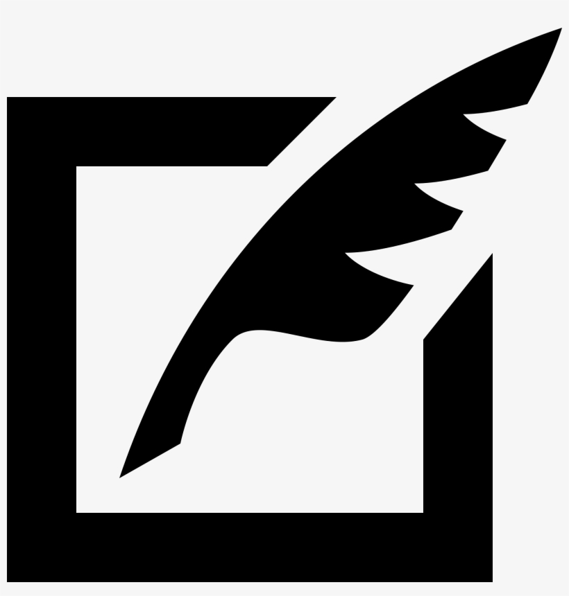 Open - Twitter Feather Icon, transparent png