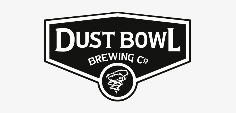 Dust Bowl Brewing Logo Black Fill, transparent png