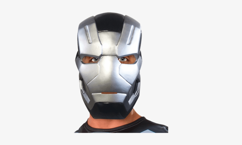 Adult Civil War War Machine Half Mask - War Machine Mask, transparent png