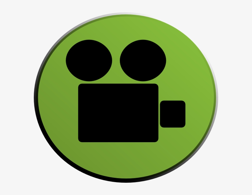 This Free Clipart Png Design Of Video Camera Green, transparent png