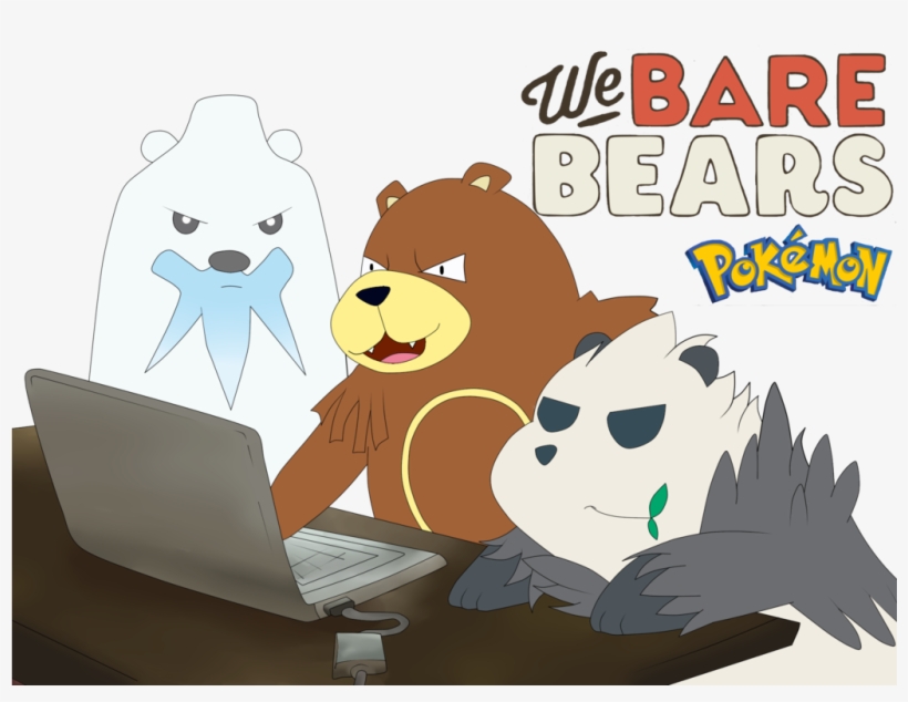 Pokemon We Bare Bears, transparent png