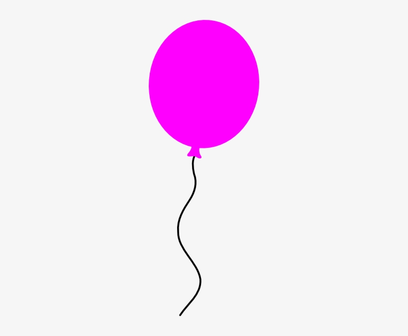 Balloon Clipart Pink Balloon - Pink Balloon Png Clipart, transparent png
