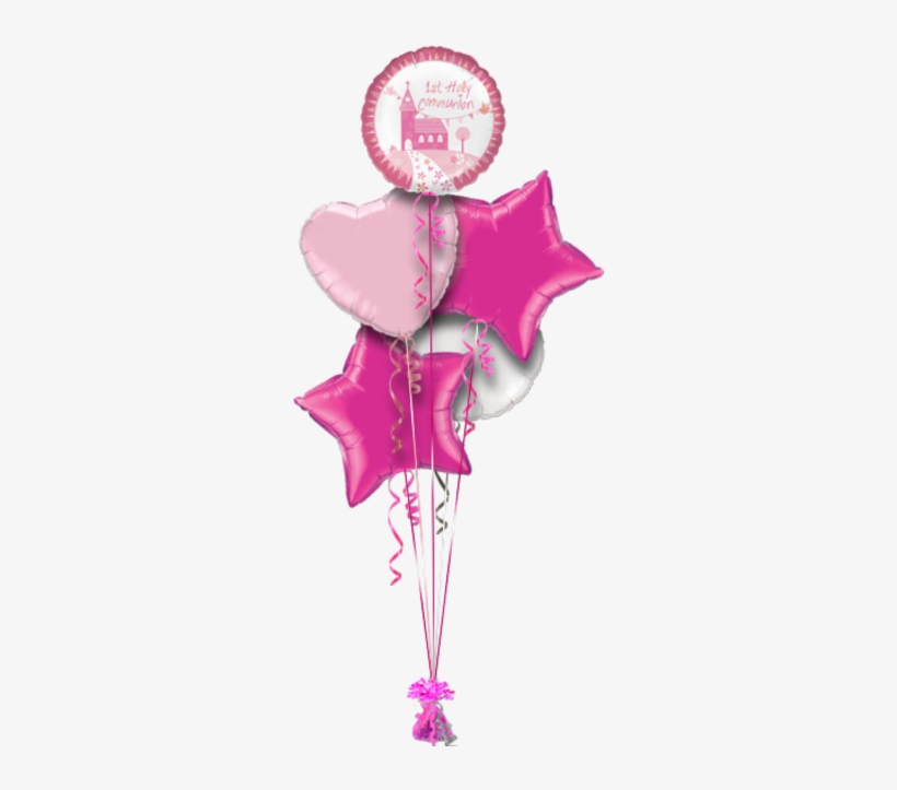 1st Holy Communion Pink Religious Balloon - Best Teacher Balloons, transparent png