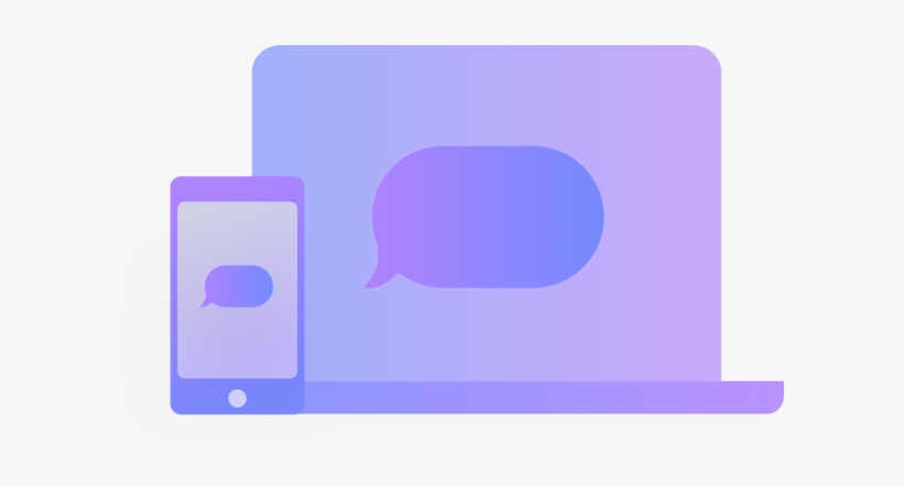 Message Your Customers On Their Favorite Platforms - Graphic Design, transparent png