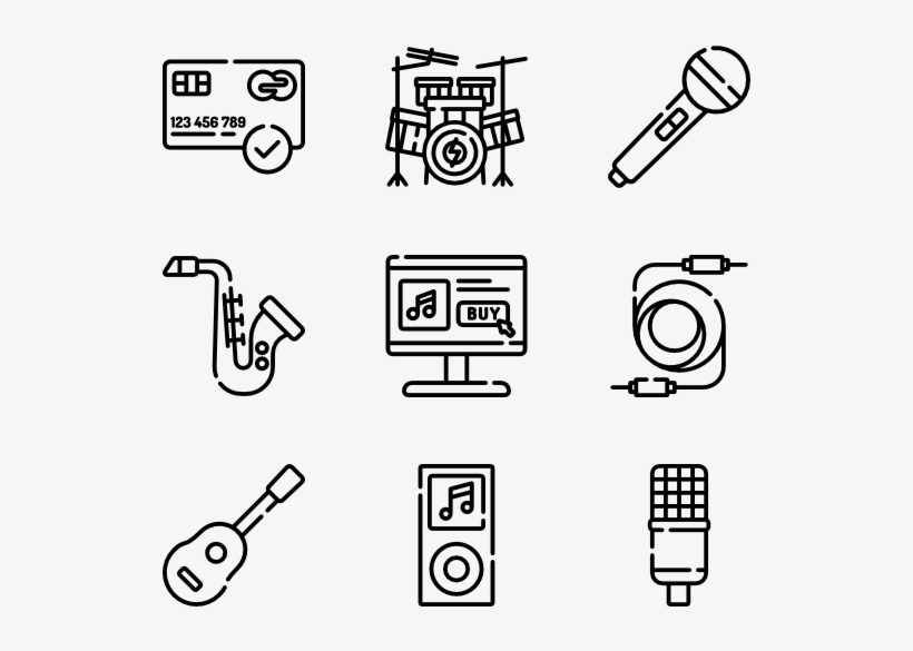 Music Store 40 Icons - Video Game, transparent png