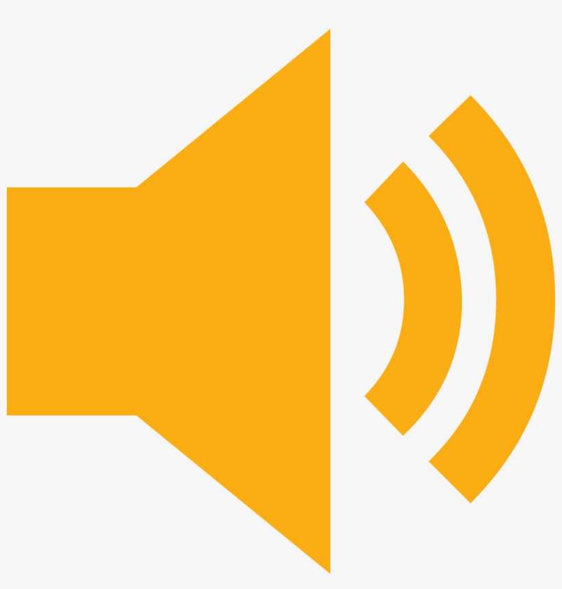 I Cannot Hear The Webinar On Mobile - Volume Icon Orange Png, transparent png