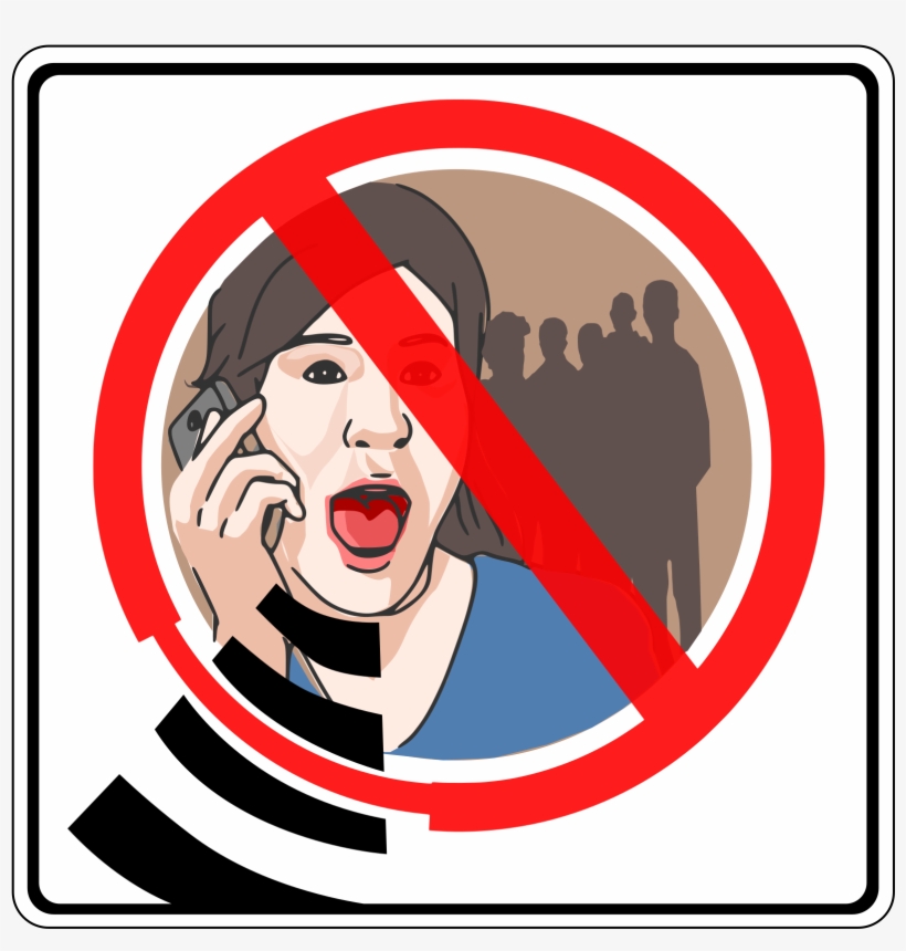 This Free Icons Png Design Of No Gsm Sign No Sound, transparent png