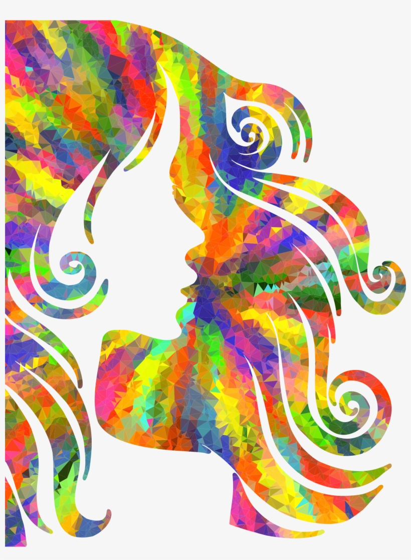 Hair Clipart Silhouette - Journal: 160 Page Lined Journal/notebook, transparent png