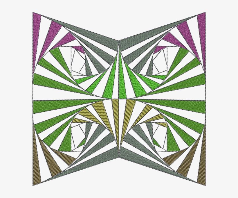Geometric Digital Art For Embroidery Or Print - Motif, transparent png