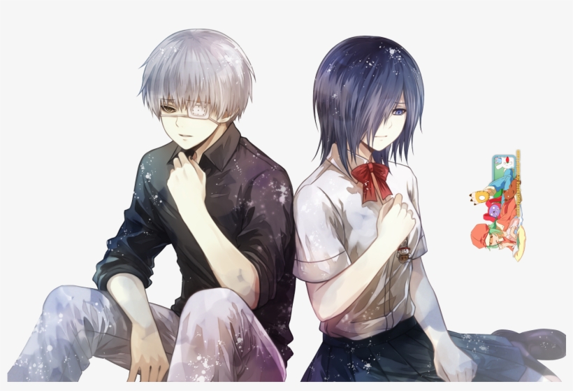 Tokyo Ghoul Kaneki And Touka Png, transparent png