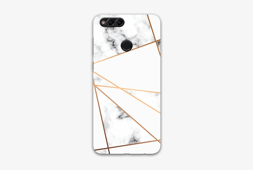 Golden Geometric Lines Black And White Marbling Surface - Iphone, transparent png