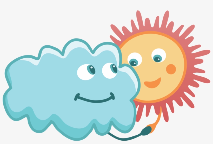 Nubes Y Sol Png Clipart Royalty Free - Sol Y Lluvia Png, transparent png