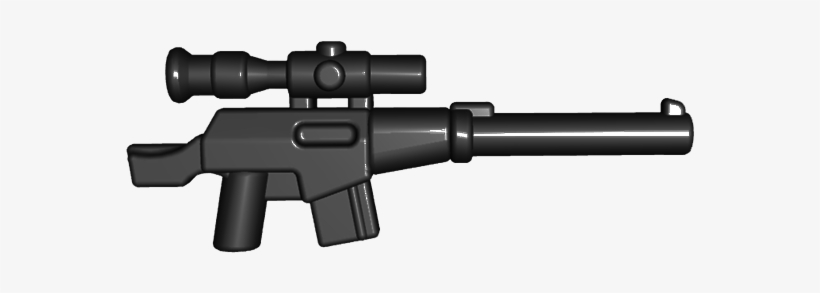 Brickwarriors Suppressed Sniper Rifle - Suppressed Sniper Rifle, transparent png