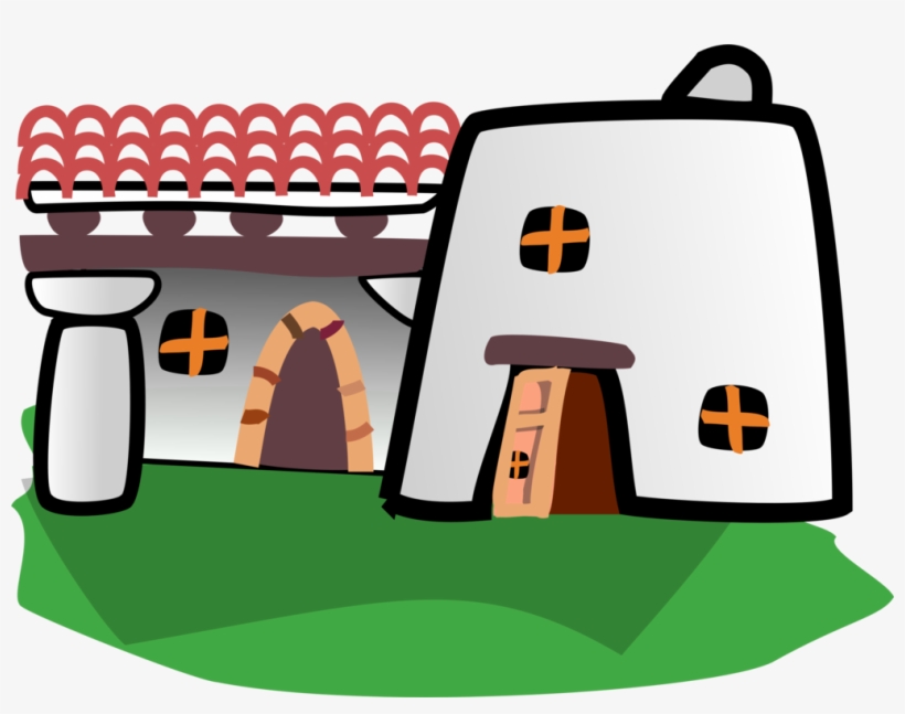 Adobe Systems House Computer Icons Building - Cartoon Adobe Home Png, transparent png