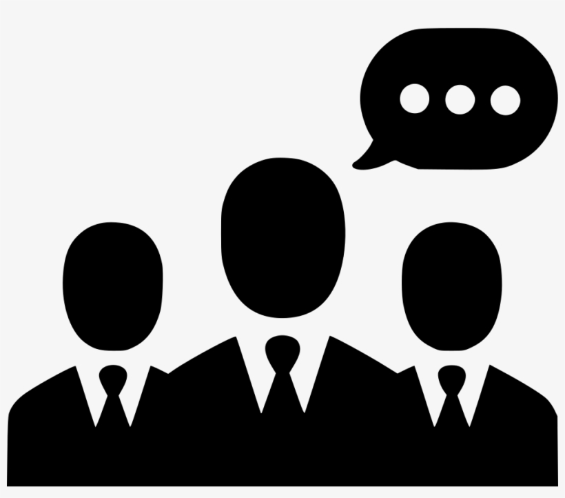 Negotiations Men Group Communication Team People Comments - Business Partners Icon Png, transparent png