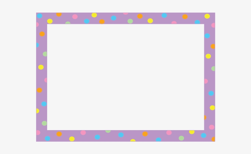 Purple Frame - Poke Dot Frame Transparent, transparent png