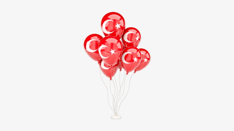 Illustration Of Flag Of Turkey - Portugal Balloons, transparent png