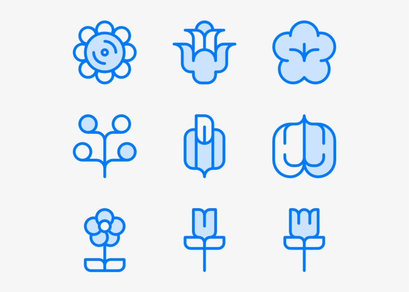 Flowers - Sewing, transparent png