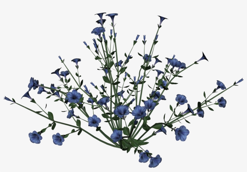 Blue Flowers Clip Art 26 High Resolution Wallpaper - Flower Png High Resolution, transparent png